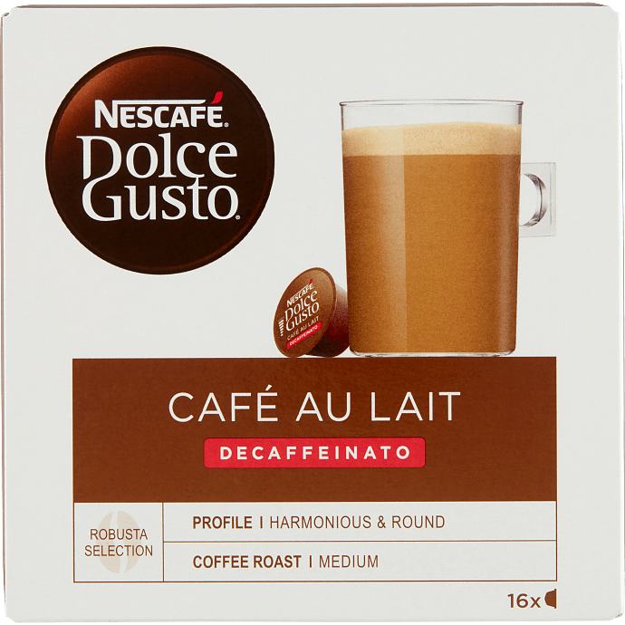 Koffeinfri Café Au Lait kaffekapsler
