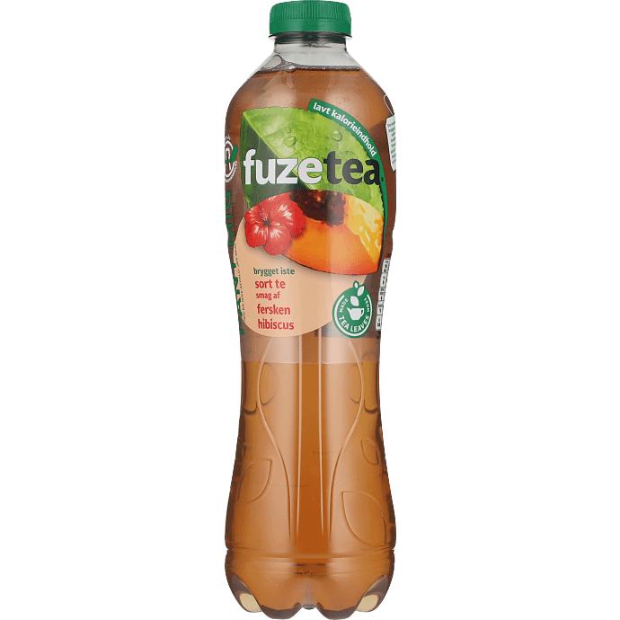 Ice tea m. fersken- og hibiscussmag