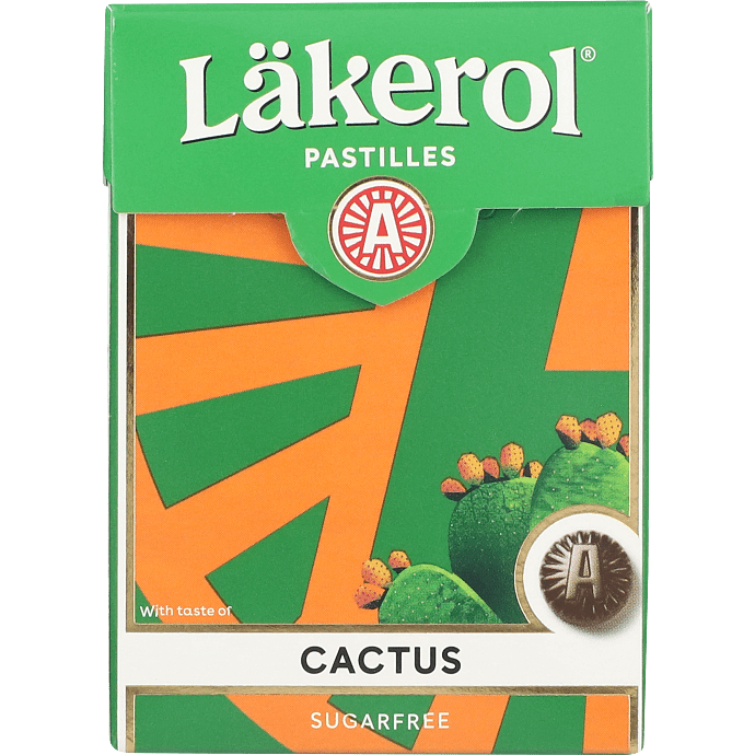 Lakridspastiller m. kaktussmag sukkerfri