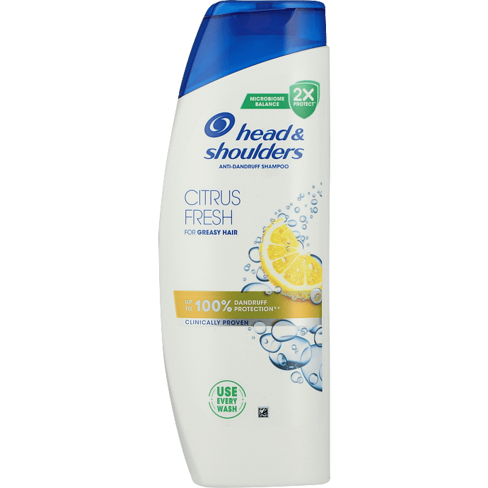 Antiskælshampoo m. citrus fedtet hår