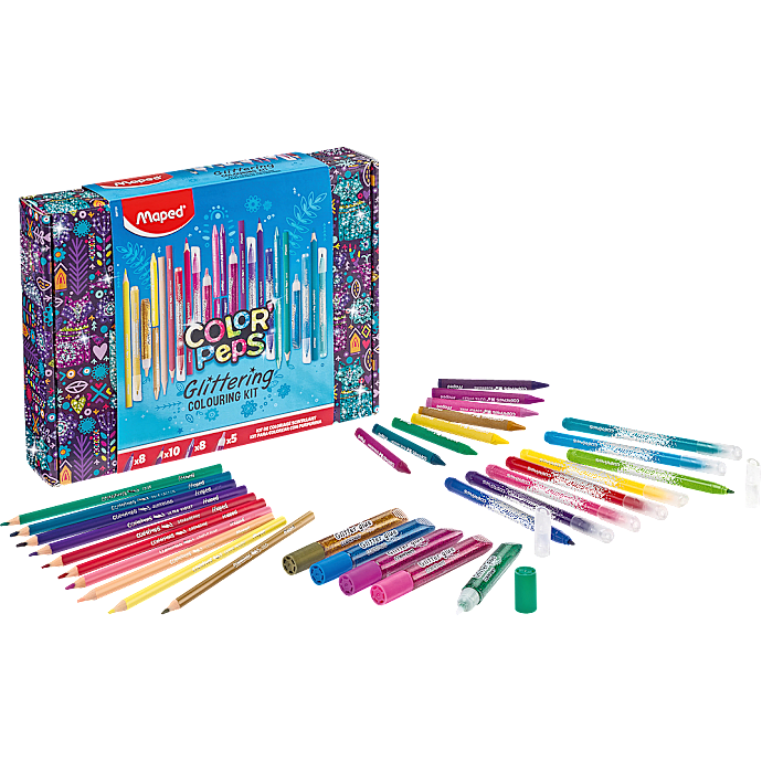 Maped Colorpeps farvesæt med glitter