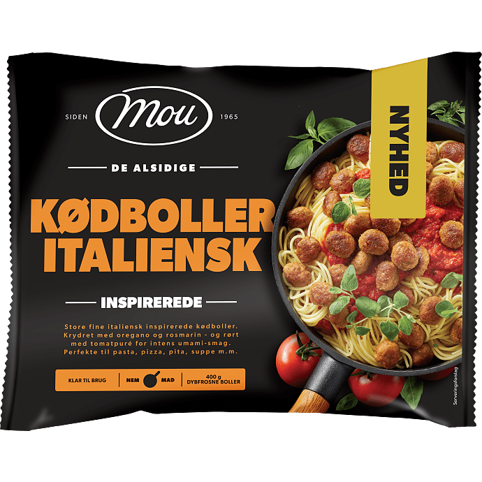Italienskinspireret kødboller