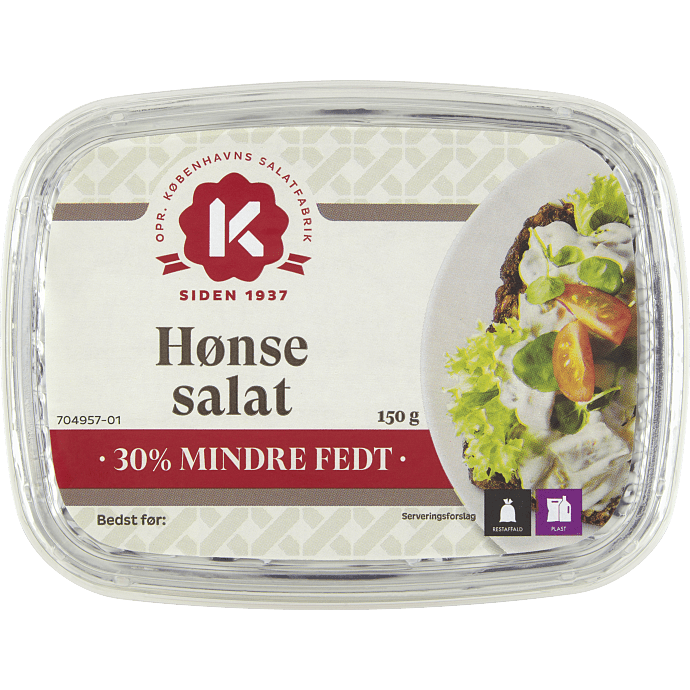 Hønsesalat fedtreduceret
