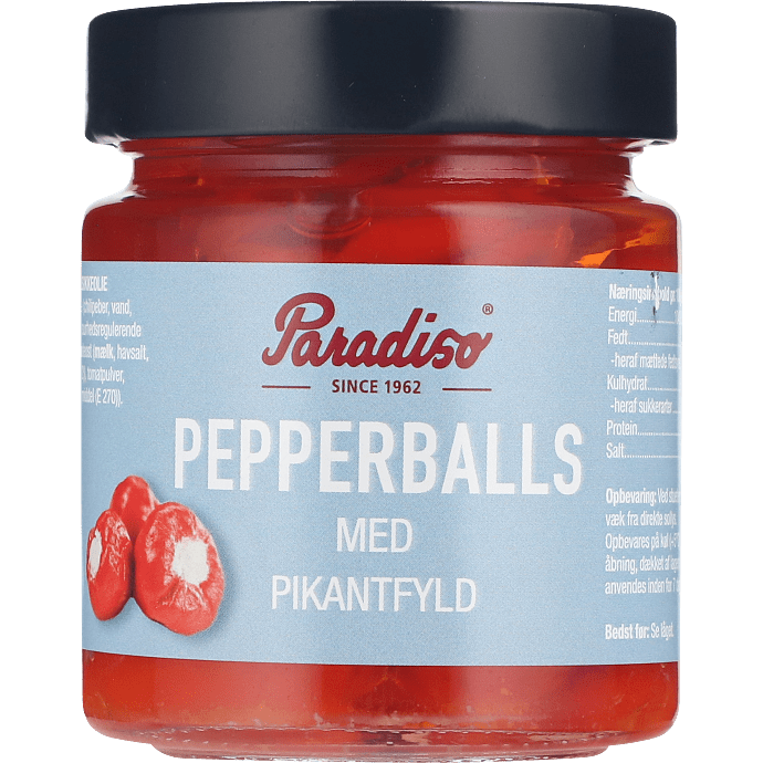 Fyldt chilipeber m. flødeost