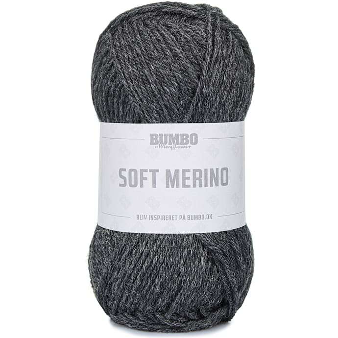 BUMBO Soft Merino Uldgarn - Mørk grå 106