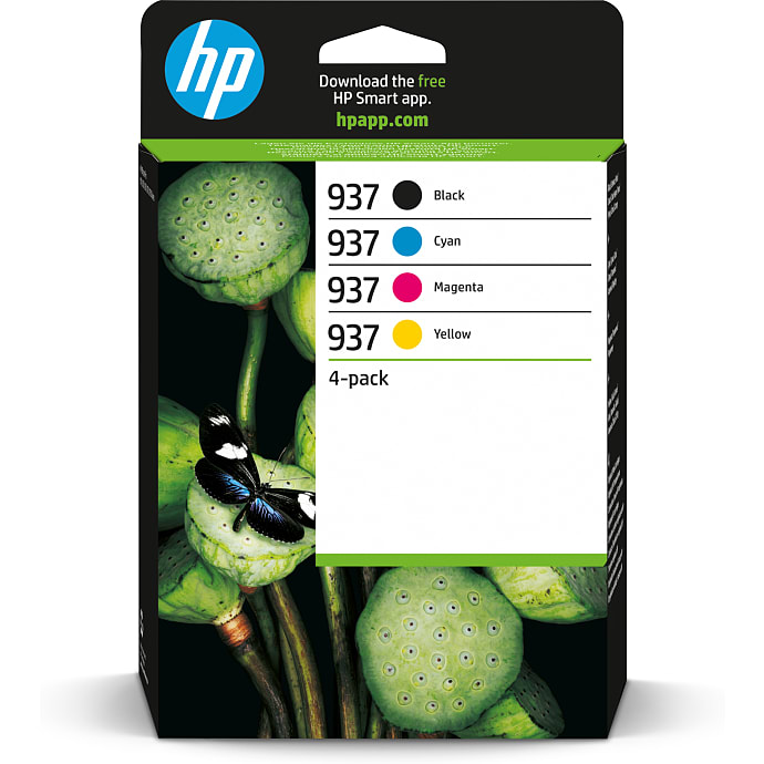 HP 937 blækpatron - sort/cyan/magenta/gul