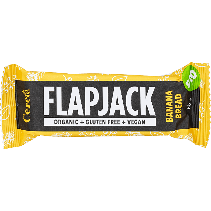 Havremüslibar m. banan glutenfri vegansk øko