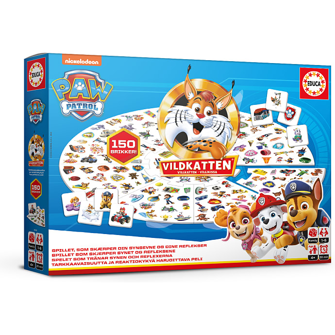Vildkatten børnespil med Paw Patrol