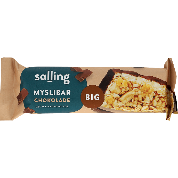 Müslibar m. mælkechokolade