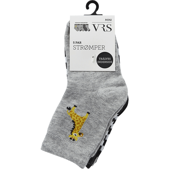VRS baby 5-pak strømper str. 23/25 - multifarvet