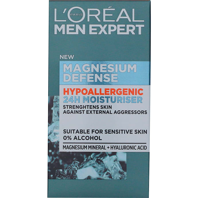 Hypoallergenic 24H ansigtscreme m. magnesium og hyalurnsyre sensitiv hud