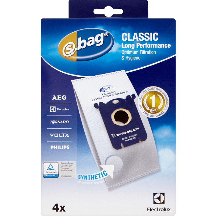 Electrolux S-bag E201S støvsugerposer 4-pak