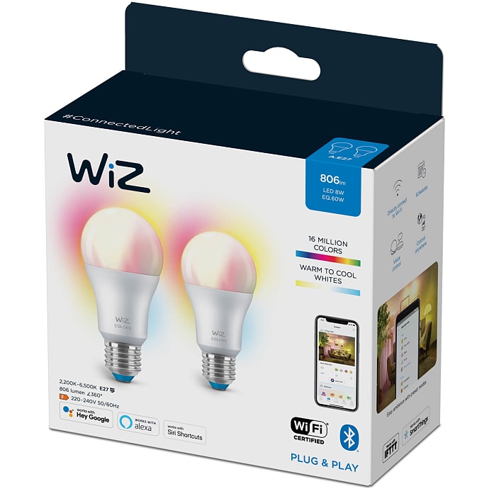 WiZ LED pære 8W - dæmpbar