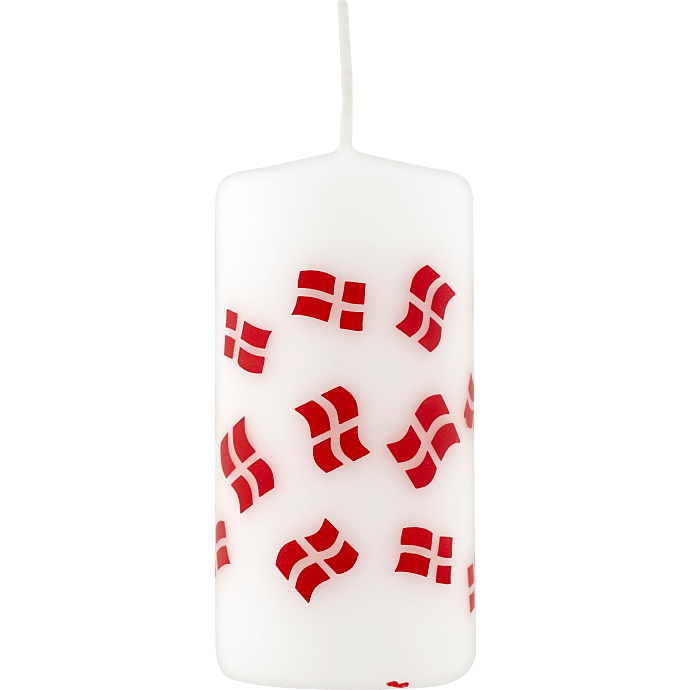 Windsor bloklys med flag 5x10 cm - Dannebrog