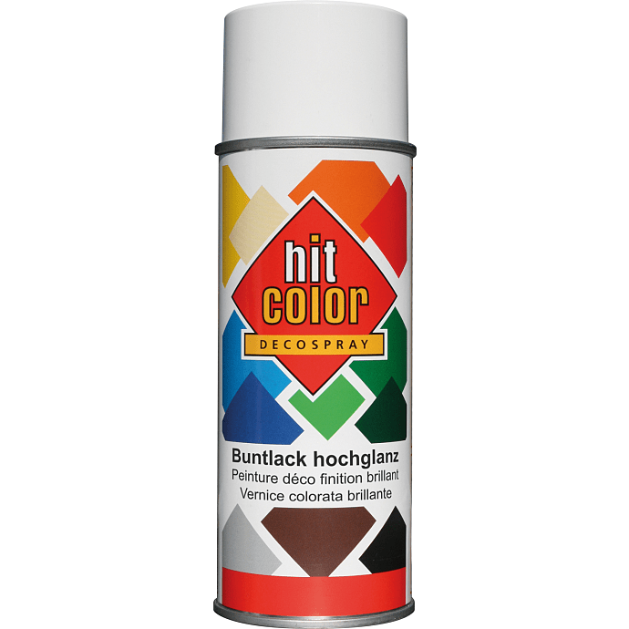 Hit Color spraymaling blank 0,4 liter - hvid