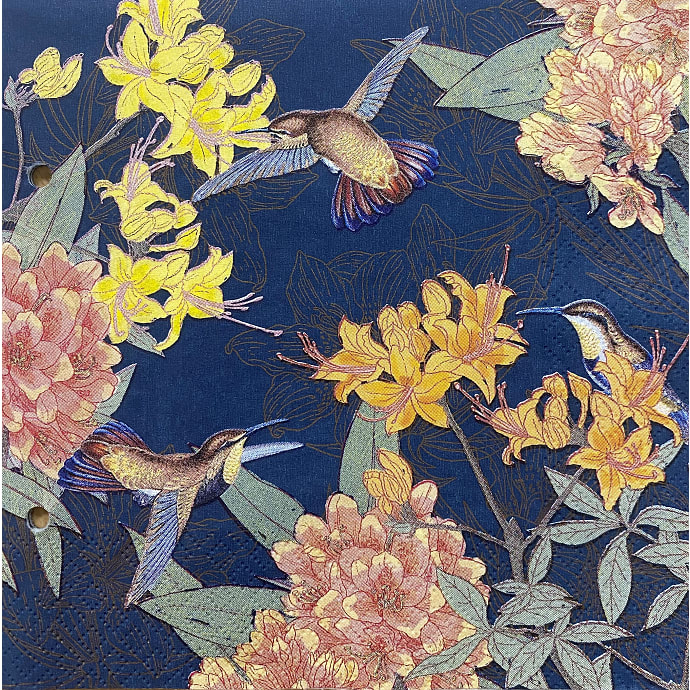 Windsor mønstrede servietter 33x33 cm 20-pak