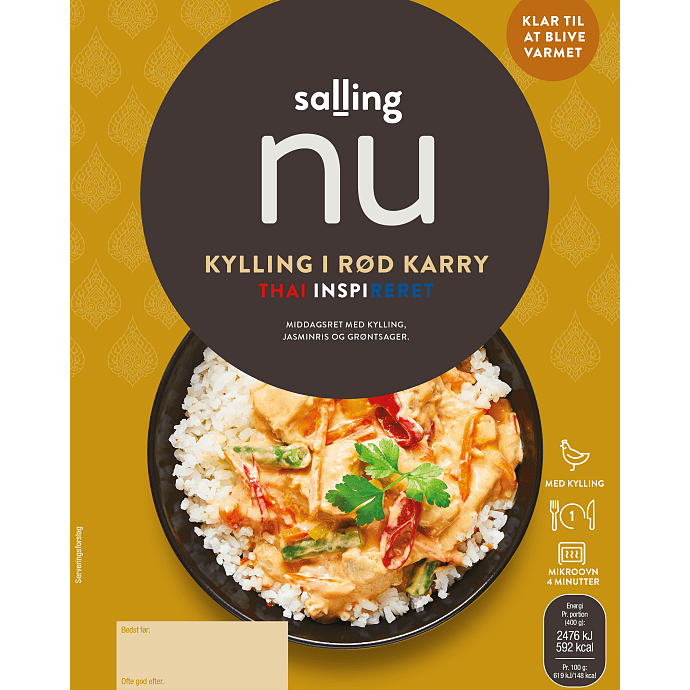 Kylling i rød karry