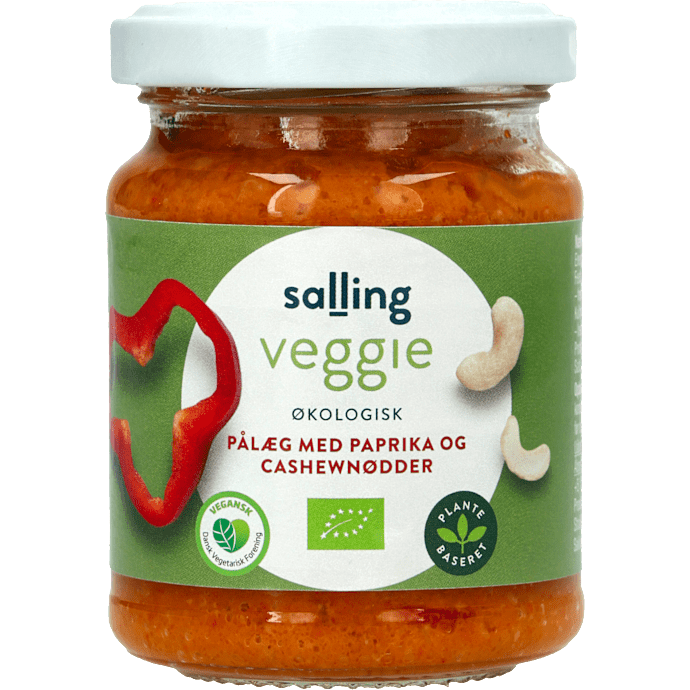 Smørepålæg m. paprika og cashewnødder øko