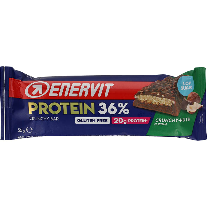 Proteinbar m. hasselnød og mælkechokolade