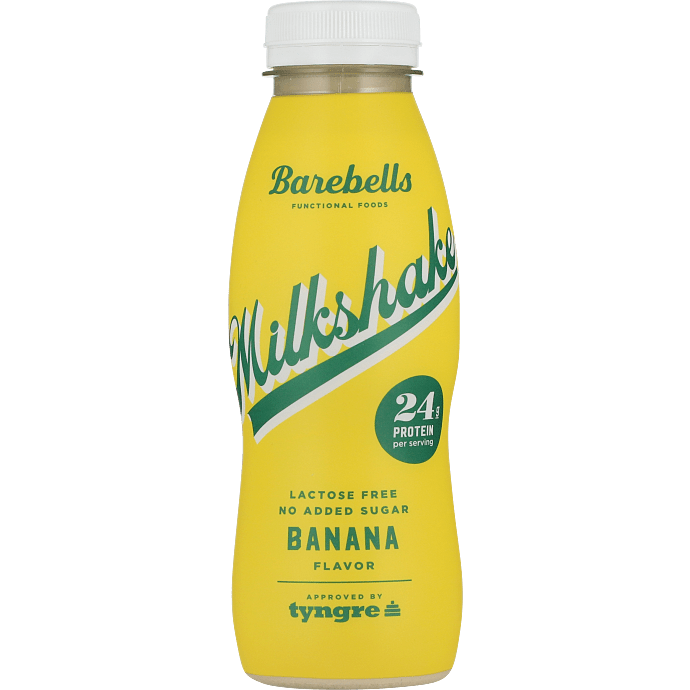 Proteinmilkshake m. banansmag u. tilsat sukker laktosefri