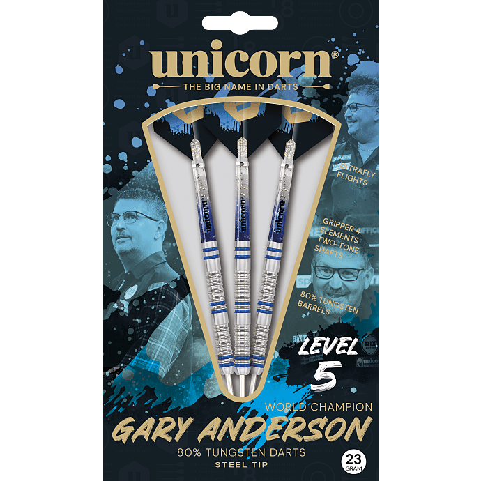 Unicorn Level 5 80% Tungsten dartpile 23 gram