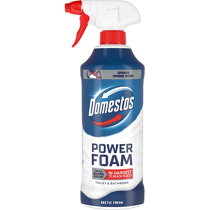 Toiletrens skummende spray