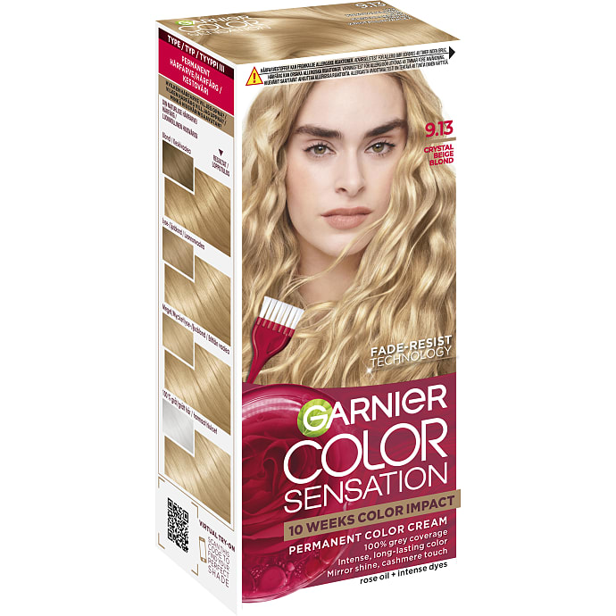 Permanent hårfarve 9.13 Cristal Beige Blond m. roseolie