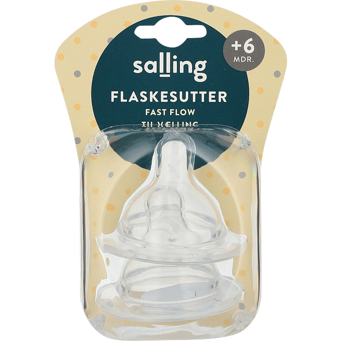 Flaskesutter silikone fast flow
