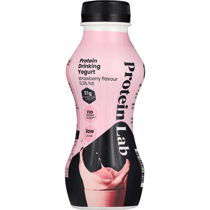 Drikkeyoghurt m. jordbærsmag 0.3 % fedt