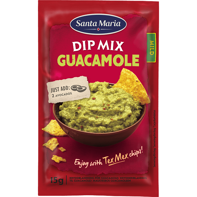 Guacamole krydderiblanding mild