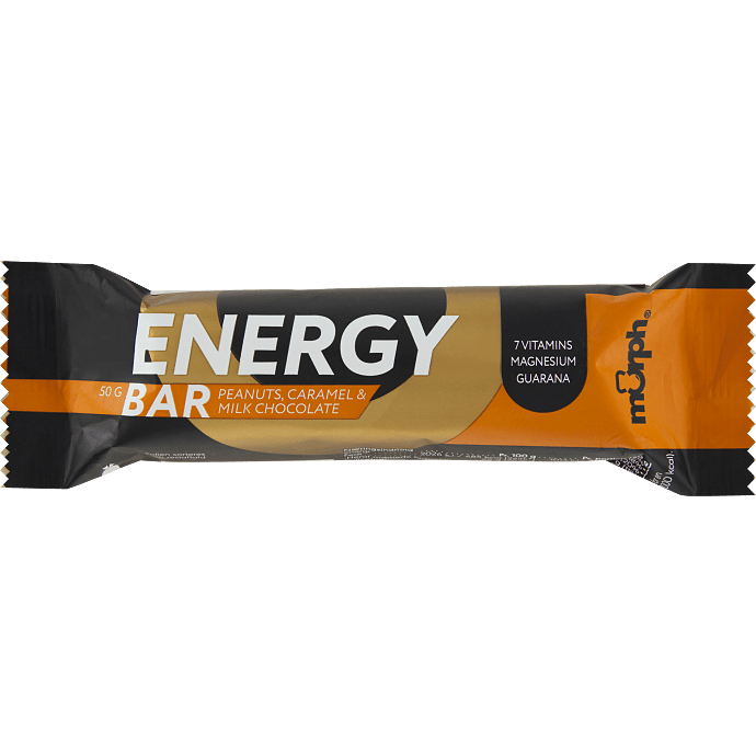 Energibar m. peanuts og karamel