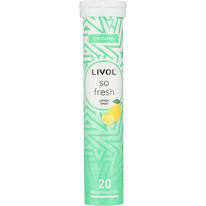Brusetabletter m. C-vitamin lemon smag