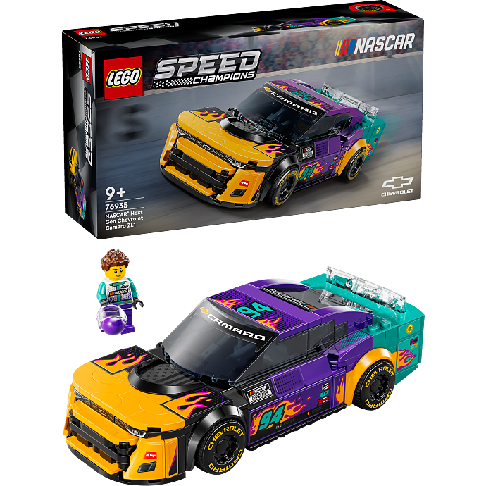 LEGO Speed Champions NASCAR Next Gen Chevrolet Camaro ZL1 76935