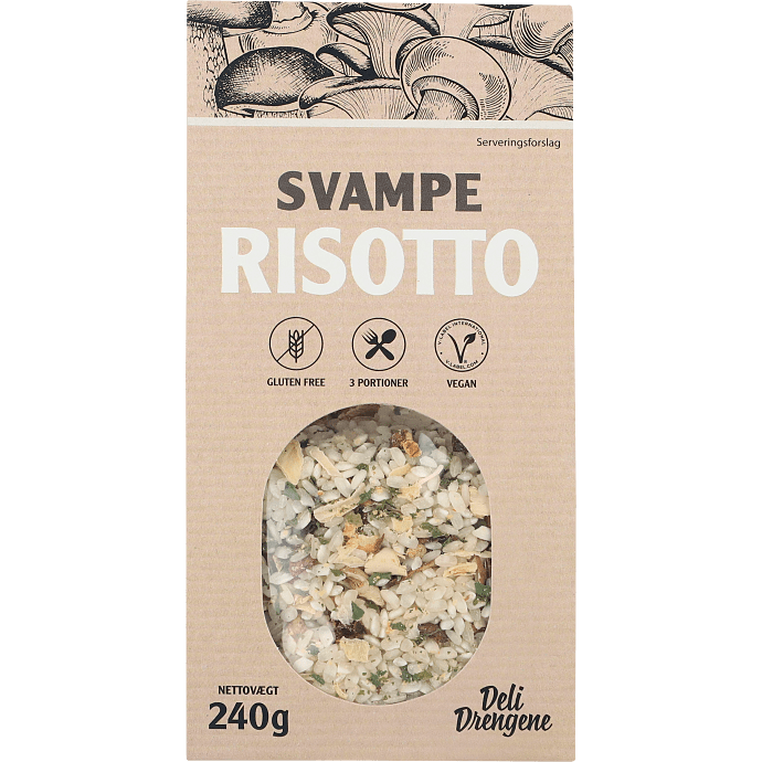 Risotto m. svampe