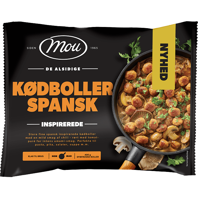 Spanskinspireret kødboller