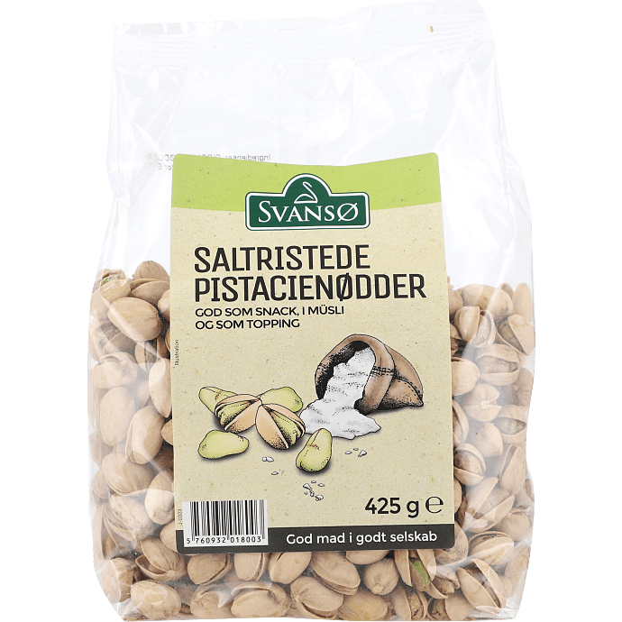 Saltristede pistacienødder