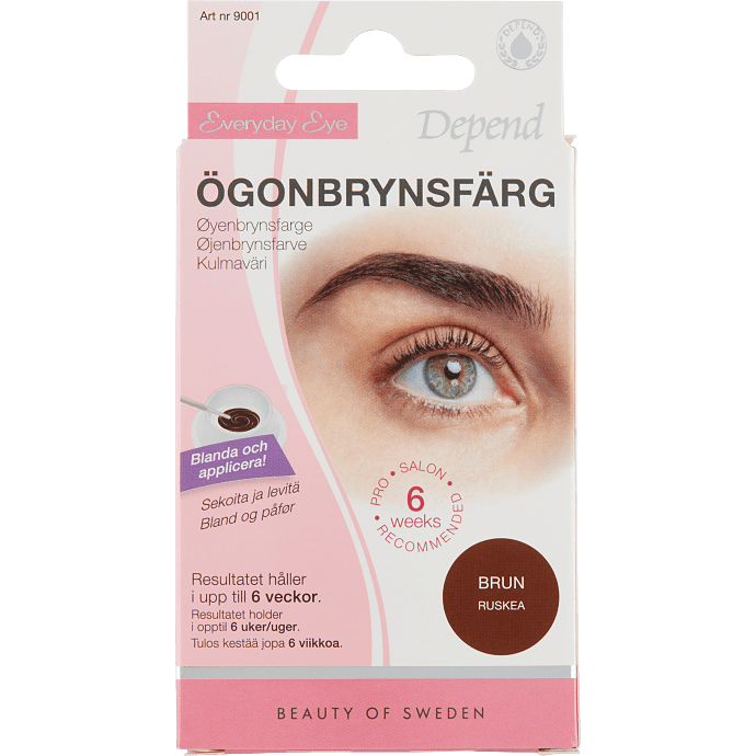 Øjenbrynsfarve Brun