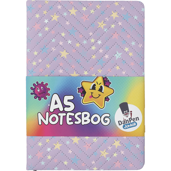 Danpen Junior notesbog A5 stjerne