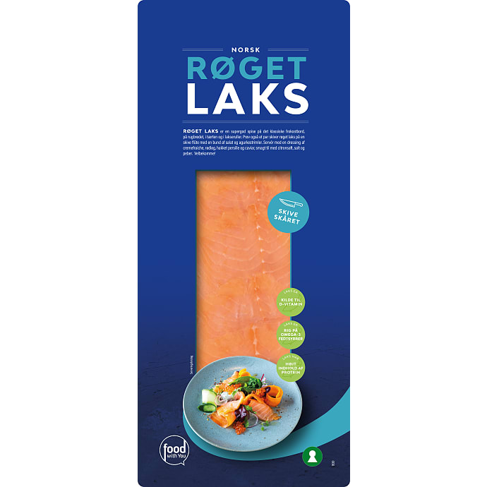 Røget laks i skiver