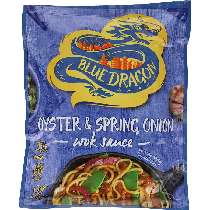 Woksauce m. østerssmag og forårsløg