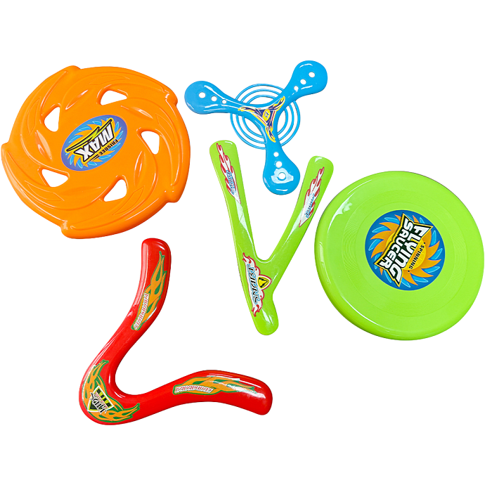 SpinOut boomerang og frisbee sæt
