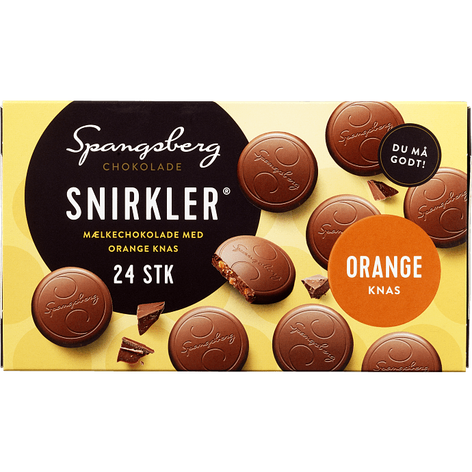 Mælkechokolade m. appelsinsmag