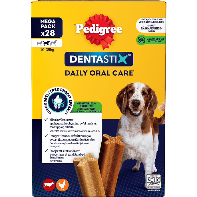 Dentastix tyggestænger medium