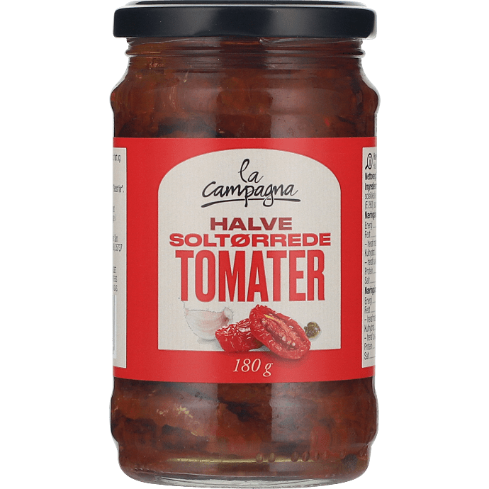 Soltørrede tomater halve