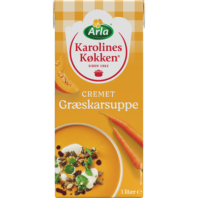 Græskarsuppe m. gulerod