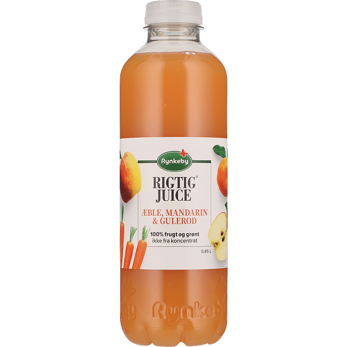 Juice m. æble, mandarin og gulerod