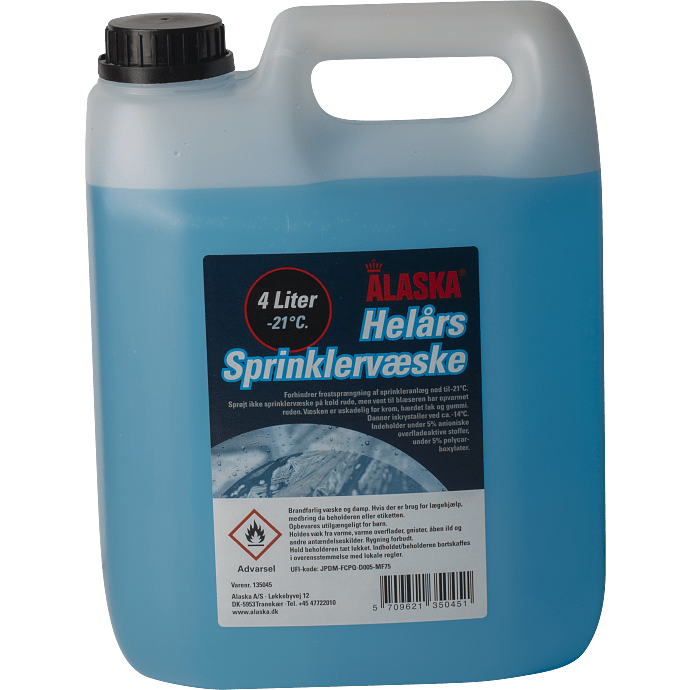 Alaska sprinklervæske 4 L