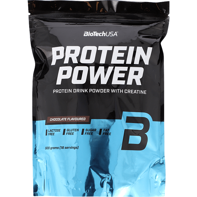 Proteinpulver m. kreatin og chokoladesmag