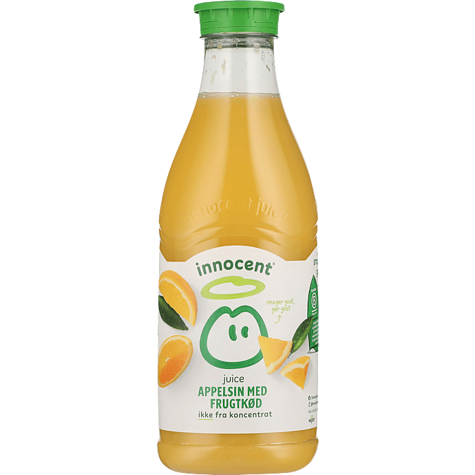 Appelsinjuice m. frugtkød