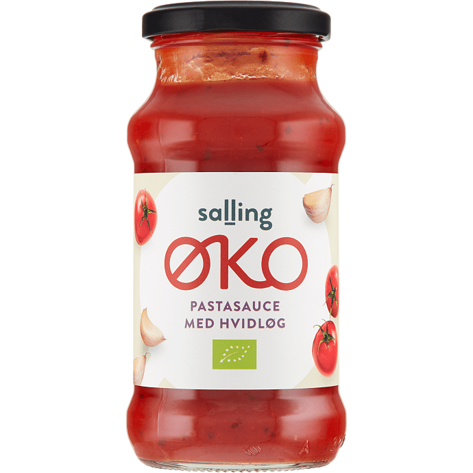 Pastasauce m. hvidløg øko